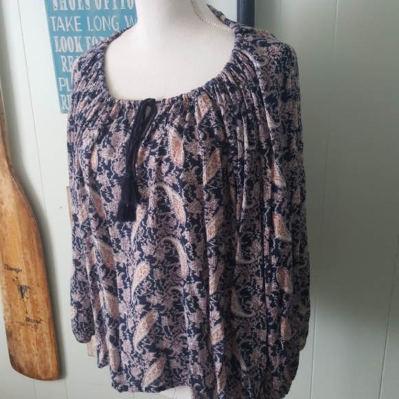 Ralph Lauren Denim supply boho blouse.. - Picture 5 of 7